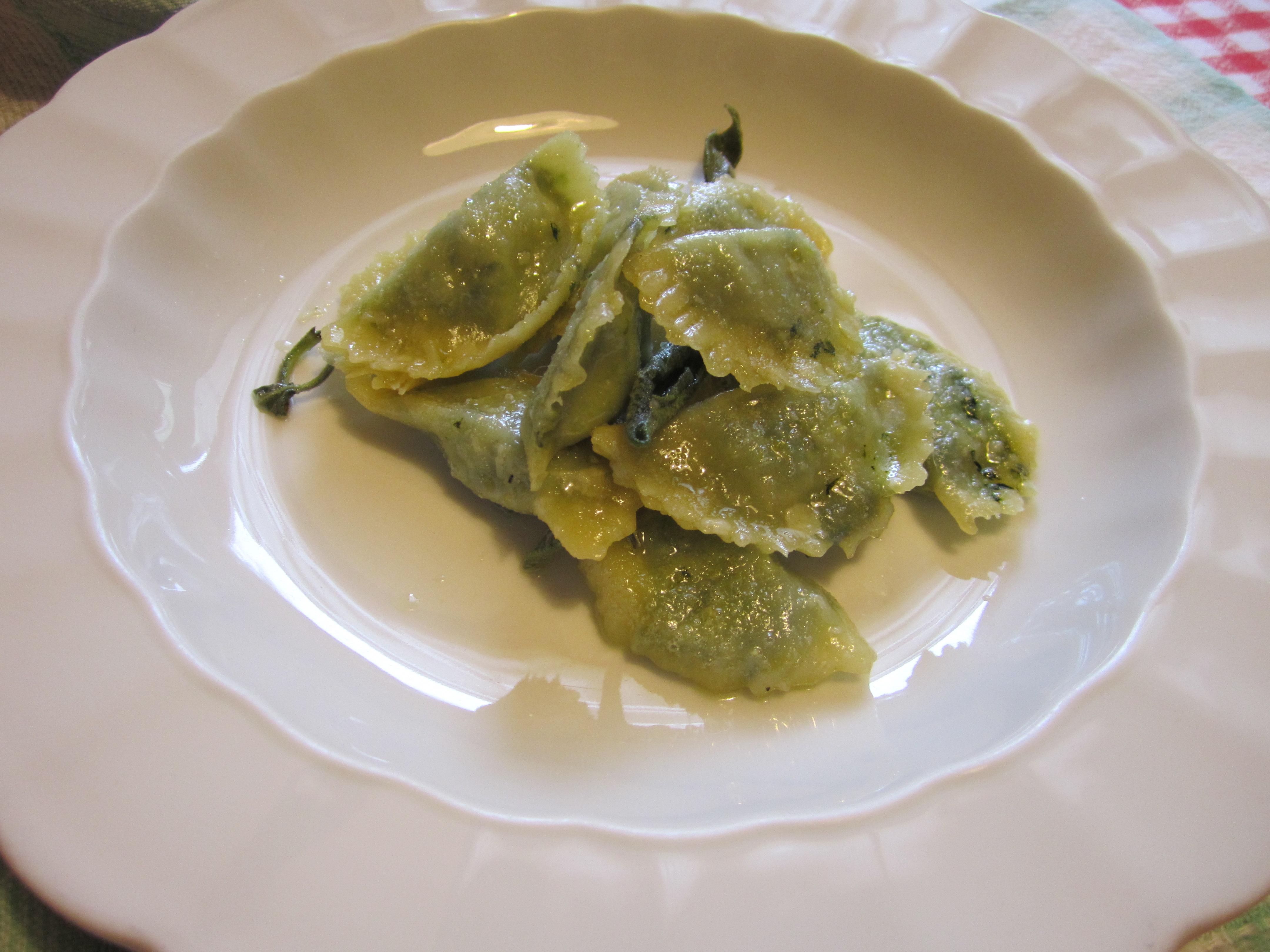 mezzelune ricotta e spinaci