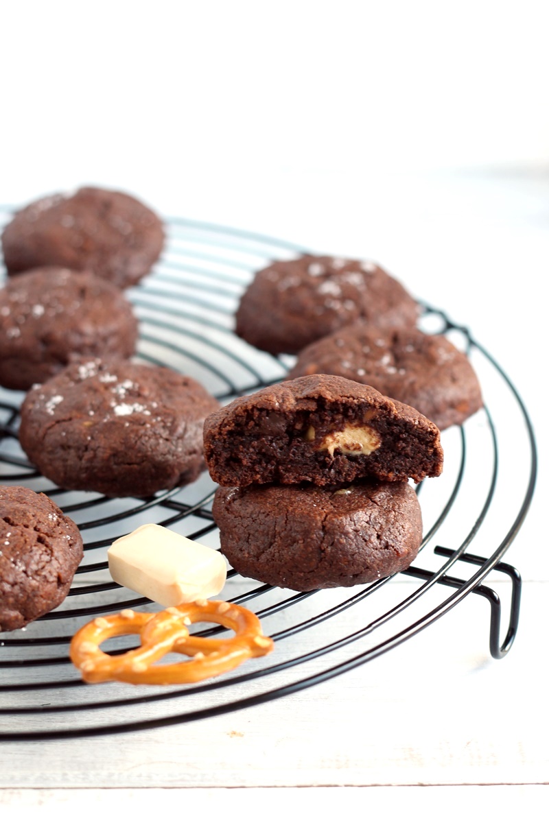 coockies cioccolato caramello e pretzel